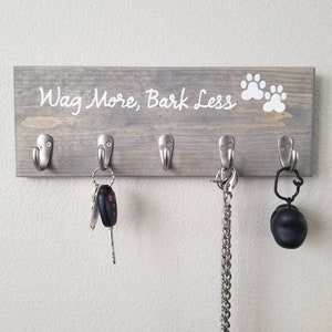 Never Walk Alone Wood Sign With Hooks Dog Leash Hook Leash Etsy