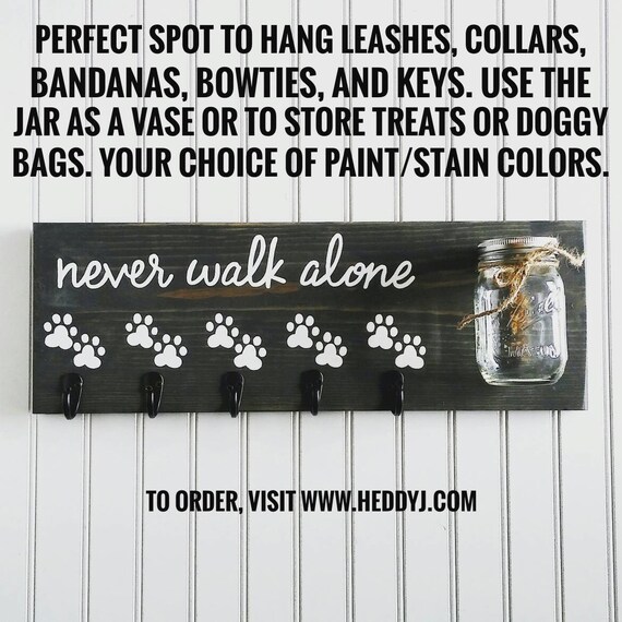 Dad Mom Dog Handmade In Usa Dog Leash Holder Old Bronze Color With Hardware Home Storage Hooks Kolenik Handmade Products