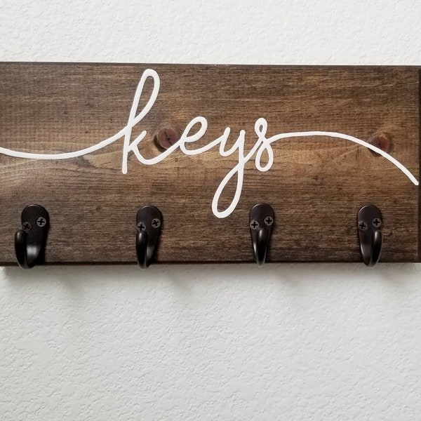 Keys Hook, Housewarming Gift, Key Rack, Key Hanger, Key holder for Wall, Hooks for wall, Hook Rack, Hooks for Keys, Entryway Organizer