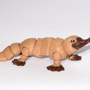 3D Printed Platypus, Australian Animal Flexi Figurine, Cute Desk Pet, Aussie Wildlife Gift, Unique Platypus