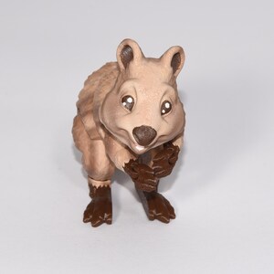 3D Printed Quokka Figurine – Cute Aussie Animal Toy, Mini Wildlife Model, Quokka Desk Pet, Unique Gift for Animal Lovers