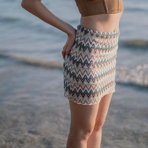CARA – Knit Skirt (Short/Long) | Minimalist Beach Cover-Up & Everyday Wear for Women