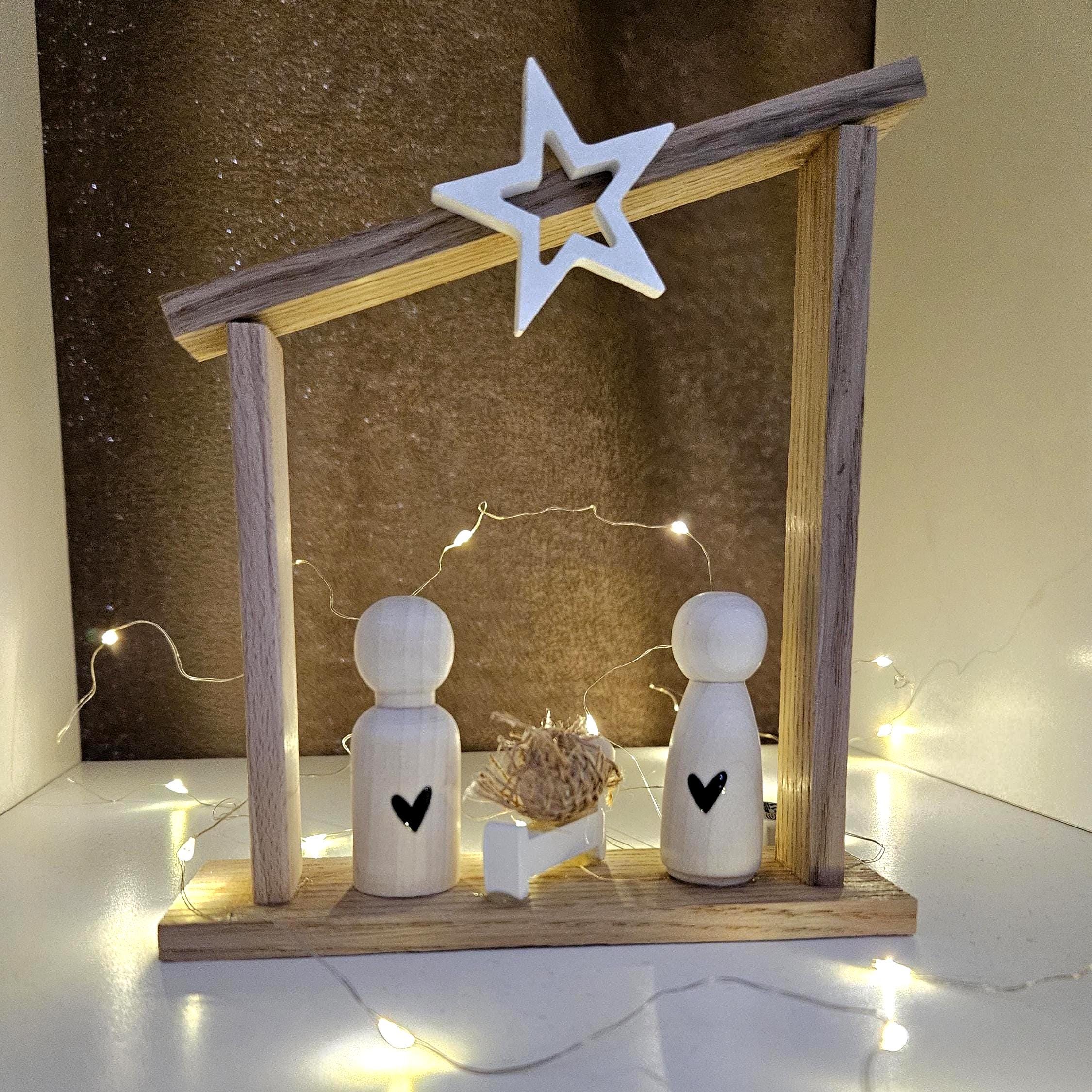 Marco Paul Grote houten kerststal kerststal beeldje ornament