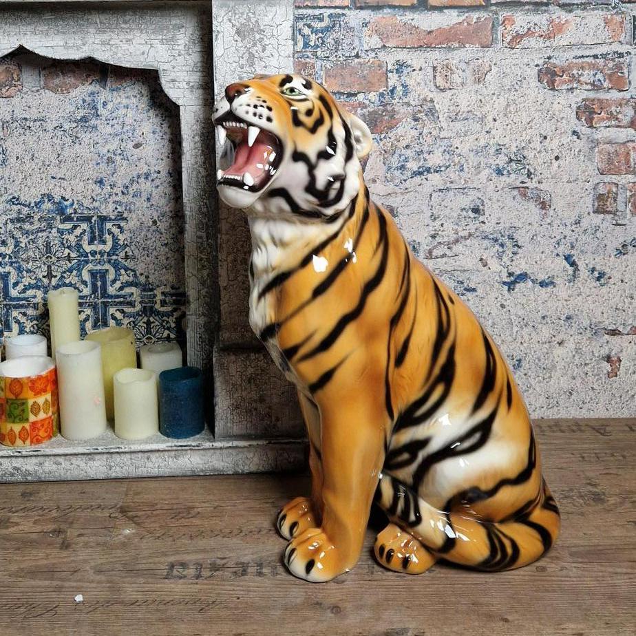 Italy ceramic tiger - Etsy 日本
