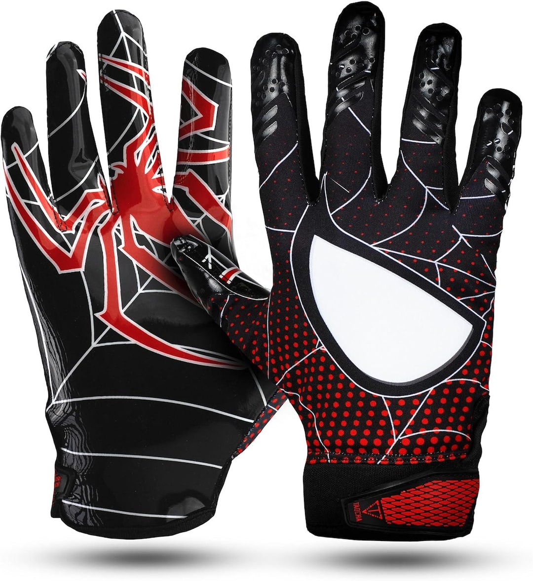 Spider Tacky Football Gloves – Ultra-sticky Grip & Enhanced