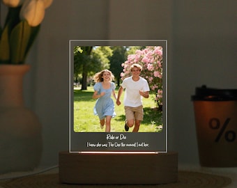 Peronalized Photo Night Light, Photo Collage LED Light, Custom Photo Collage Frame Lamp, Anniversary Gift, Birthday Gift for Firends Couple