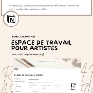 Plantilla de concepto "Espacio de trabajo para artistas" imagen 1
