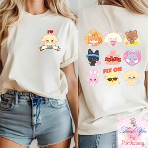 Ateez In Your Fantasy World Tour 2025 two side shirt, Ateez Members Kpop Shirt, Ateez Concert Tour Shirt, Ateez Golden Hour Part 3 Shirt