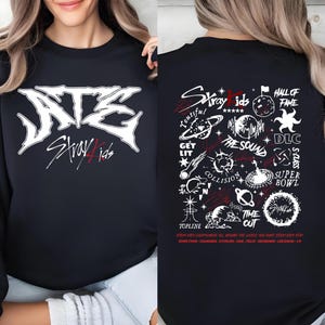 Stray Kids T Shirt, Dominate World Tour Shirts, Stray Kids World Tour 2025, Stray Kids ATE Tracklist Shirt, Stay Kids Fans, Bang Chan, Han