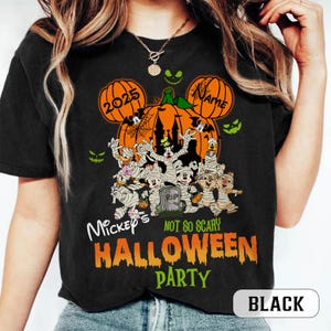 Mickey&#39;s Not-So-Scary Halloween Party Shirts, Mickey and Minnie Halloween Family Shirts, Disney Halloween Shirt, 2025 Halloween Family Shirt