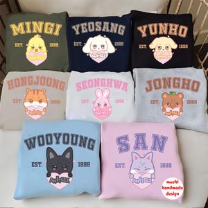 Ateez Members Aniteez T-shirt,K-pop Concert, Ateez The World Ep.Fin Will Album Jongho,Wooyoung, Mingi,San,Yeosang, Seonghwa, Yunho,Hongjoong
