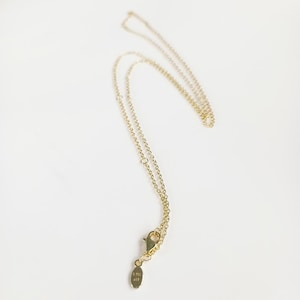 PANDORA Anchor Chain Necklace  Gold Vermeil Plated  Adjustable 45cm