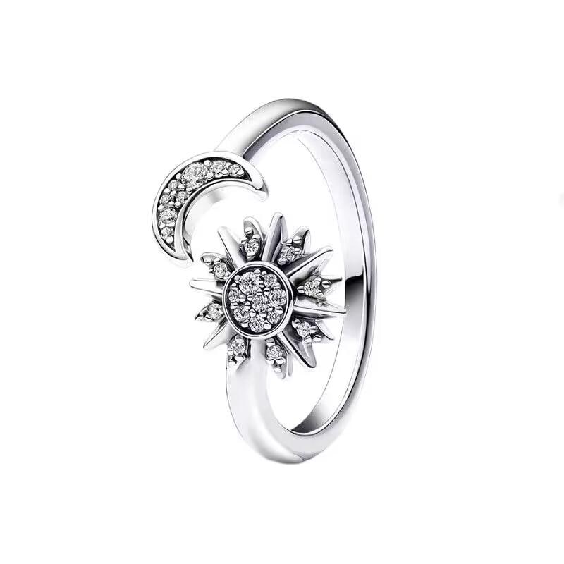 Sun moon pandora rings - Etsy 日本