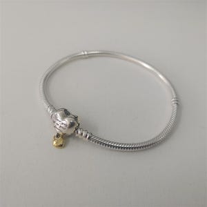 PANDORA 925 Heart Clasp Dream Charm Bracelet