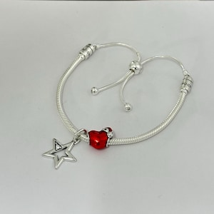 Pandora Christmas Heart and Star Bracelet Gift Set