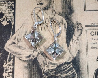 Great Gatsby Earrings - 1920s Earrings - Downton Abbey Jewelry - Estate Earrings - Wedding Jewelry - Gift for Her - Vintage Style