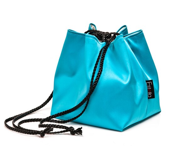 neon blue bag