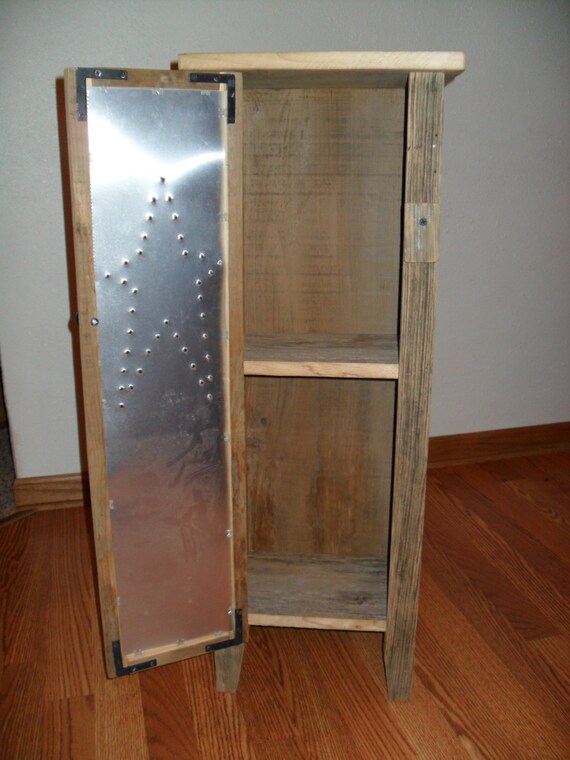 Rustic Star Tin Door Cabinet Etsy