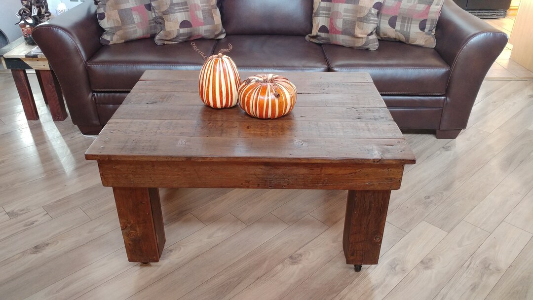 Caster Wheel Coffee Table Etsy