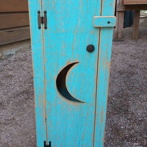 Small Blue Moon Cabinet