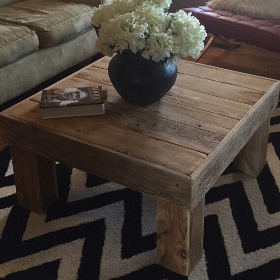 Reclaimed Barn Wood Coffee Table Etsy
