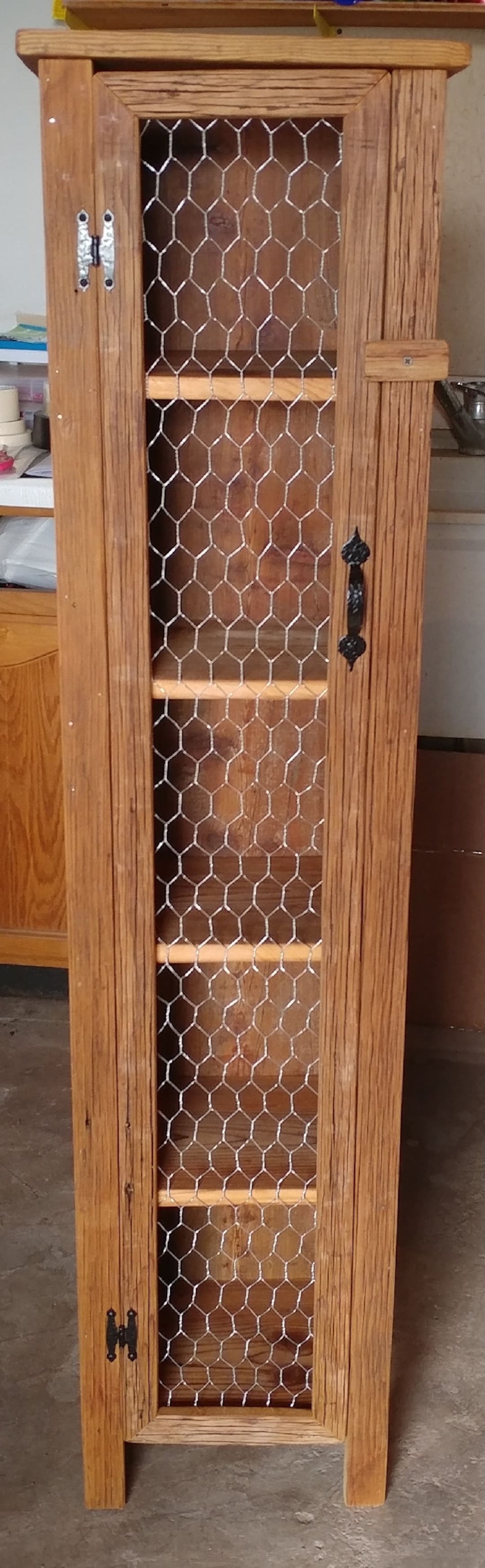 Natural Barn Wood Chicken Wire Door Etsy