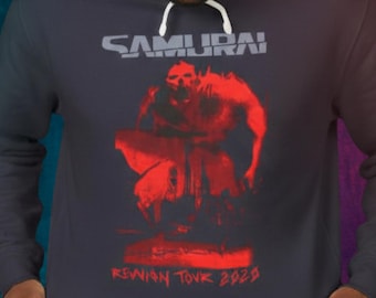 Samurai 2020 Reunion Tour-hoodie: sweatshirt cyberpunkband, Johnny Silverhand Merch