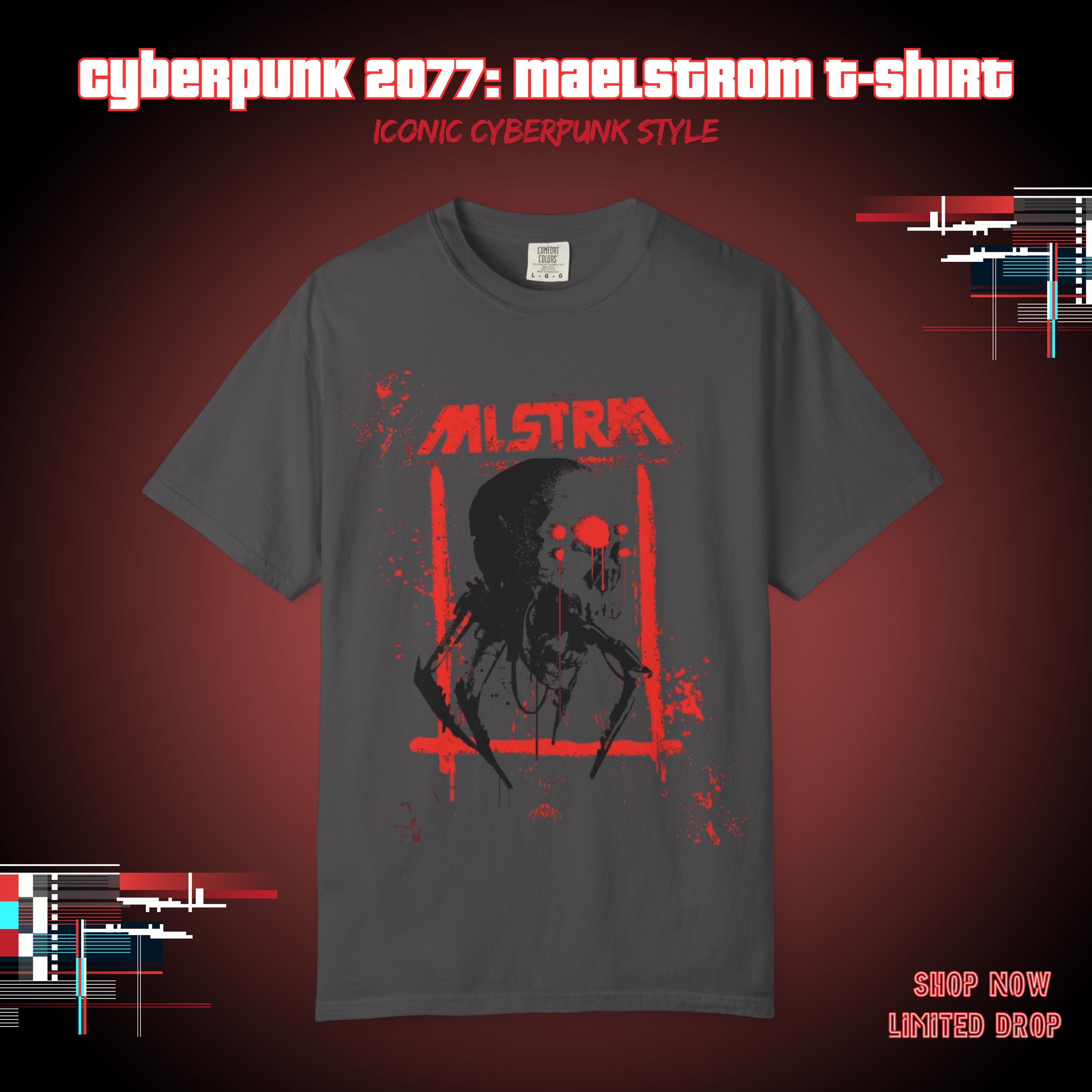 Cyberpunk 2077: Maelstrom Graphic T-shirt | Comfort Colors 1717