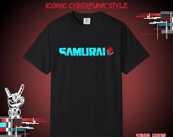 Cyberpunk 2077: SAMURAI Band T-Shirt | Johnny Silverhand Merch | Comfort Colors 1717 Vintage Fit