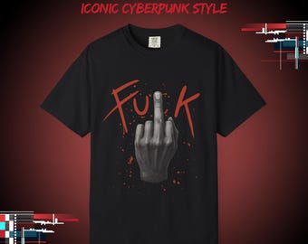 Cyberpunk 2077 T-Shirt: Rocker Graphic Tee - Comfort Colors 1717