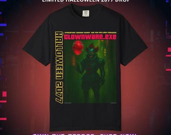Cyberpunk Horror Art The Clown Shirt: Limited Edition Halloween 2077 Streetwear