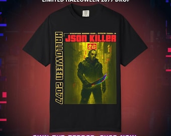 JSON Killer 2077 Tee, Cyberpunk Horror Shirt, Halloween Drop