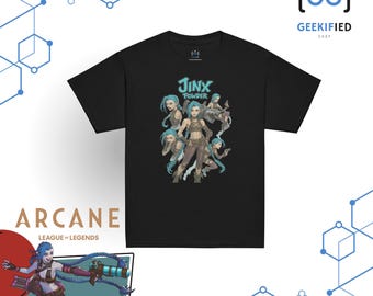 Arcane Jinx Youth T-Shirt: League of Legends Kids Tee