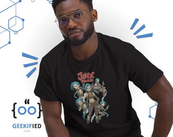 Jinx Arcane T-Shirt: Comic Style Tee for Gamers