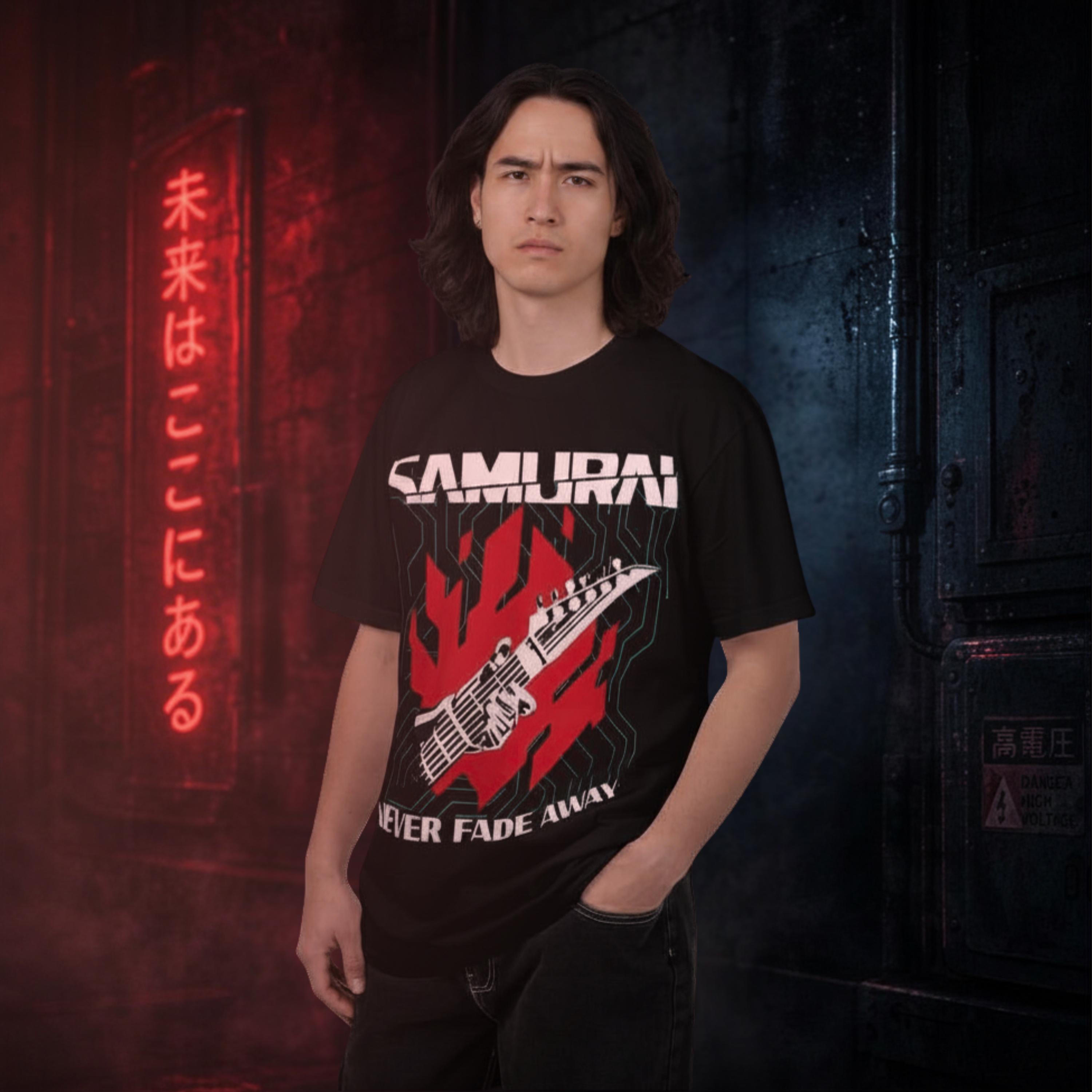 Cyberpunk 2077: Samurai Never Fade Away Graphic T-shirt | Comfort