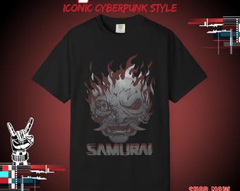 Vintage SAMURAI Strongweave T-Shirt: Cyberpunk Band Tee, Johnny Silverhand Merch