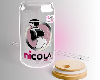 Cyberpunk 2077 Nicola Sipper Glass Collection (Classic / Blu / Sakura), Retro-Futuristic Drinkware