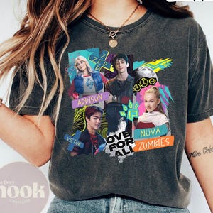 Disney Zombies 4 Movie Characters Shirt, Zed Addison Nova Victor Tee, Disney Channel Zombies 2025 Shirt, Family Disney Trip Matching Tee