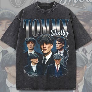 Camiseta unisex extragrande con efecto desteñido y diseño personalizado de tus personajes favoritos, estilo retro de los 90. imagen 2