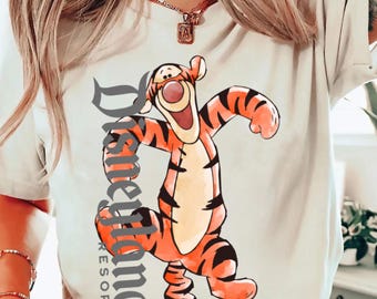 Tigger Disneyland Resort Comfort Colors Shirt, Cute Tigger Tee, Disney Family Vacation Shirt 2026