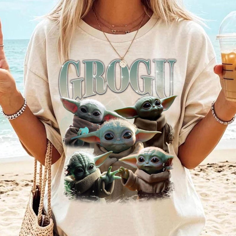 Grogu Star Wars Comfort Colors Shirt, Starwars Episode III Revenge of The Sith Tee, Disneyland Trip 2026 bild 9