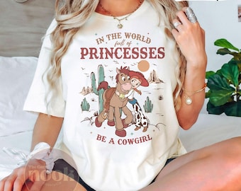 Jessie and Bullseye Cowgirl Shirt, Toy Story Comfort Colors Tee