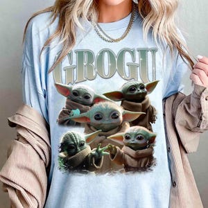 Grogu Star Wars Comfort Colors Shirt, Starwars Episode III Revenge of The Sith Tee, Disneyland Trip 2026 bild 10