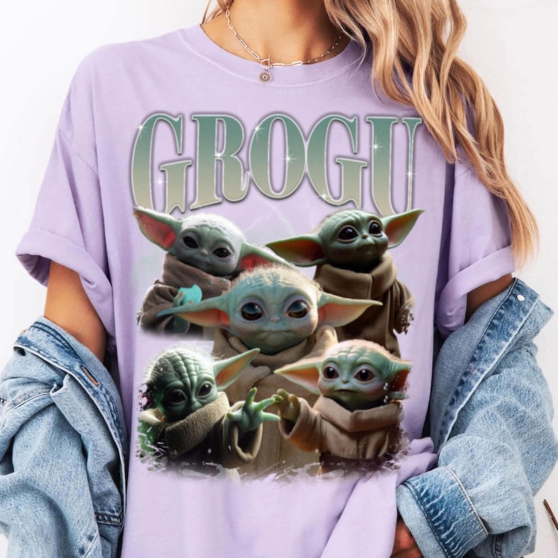 Grogu Star Wars Comfort Colors Shirt, Starwars Episode III Revenge of The Sith Tee, Disneyland Trip 2026 bild 5