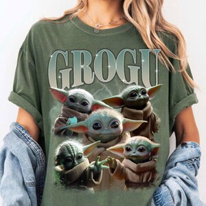 Grogu Star Wars Comfort Colors Shirt, Starwars Episode III Revenge of The Sith Tee, Disneyland Trip 2026 bild 7