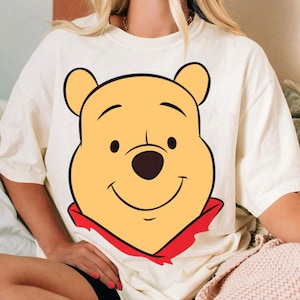 Pooh Big Face Comfort Colors Shirt, Winnie The Pooh, Pooh Bear Tee, Disneyland Shirt 2026