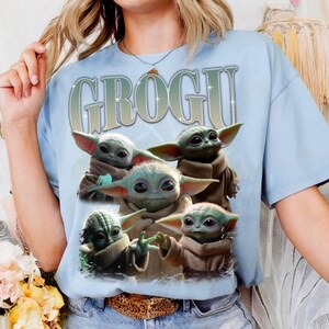 Grogu Star Wars Comfort Colors Shirt, Starwars Episode III Revenge of The Sith Tee, Disneyland Trip 2026 bild 8