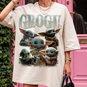 Grogu Star Wars Comfort Colors Shirt, Starwars Episode III Revenge of The Sith Tee, Disneyland Trip 2026 bild 3