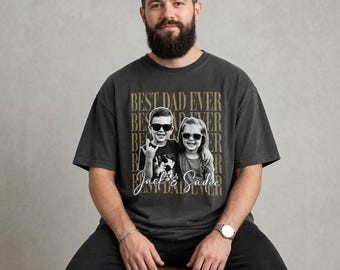 Personalized Dad vs Kids Shirt, Custom Photo Family Tee, Father’s Day Gift for Dad