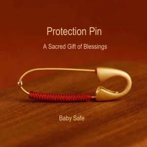 Traditionelle rote Schnur Schutz Pin, chinesisches Sternzeichen Baby Brosche, Jahr des Pferdes 2026 Kinderwagen Charme, Neugeborenen Andenken Amulett Geschenk